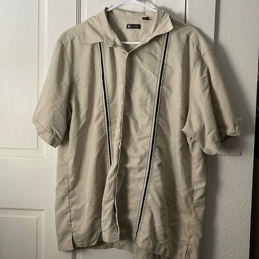 Centro Dress Shirt Short Sleeve